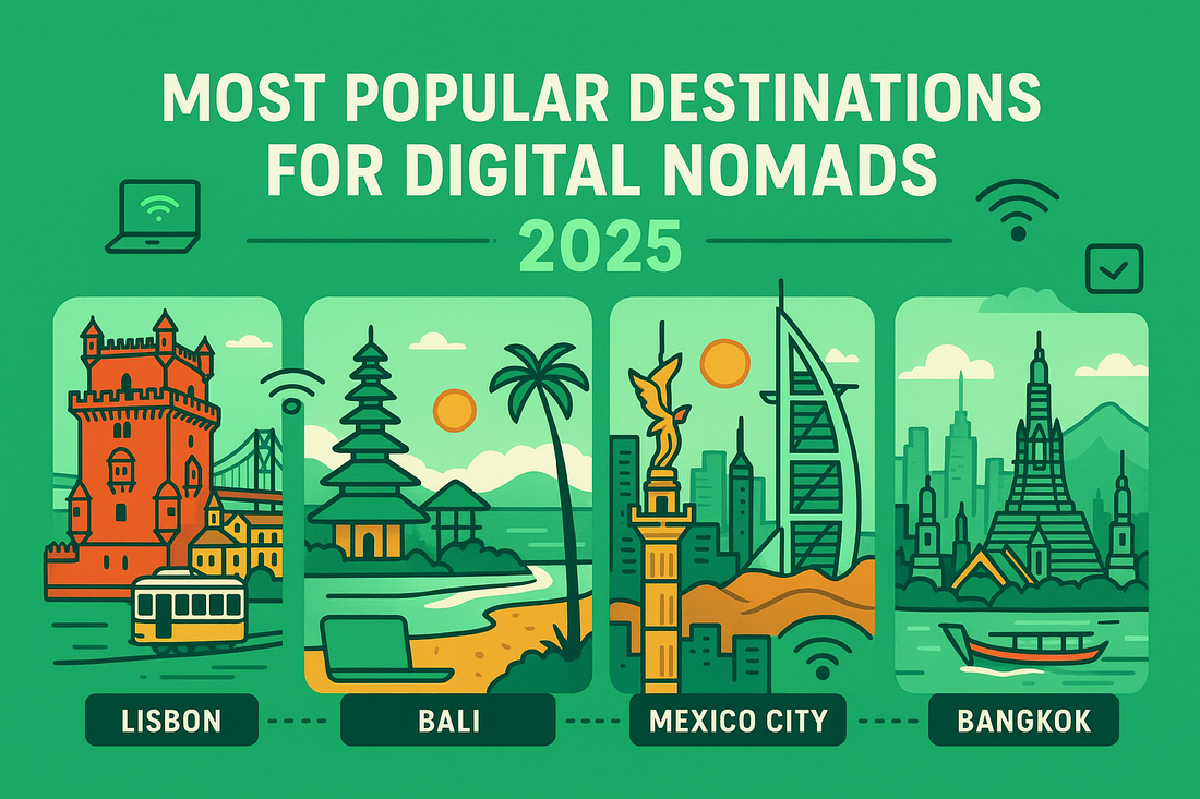Most Popular Destinations for Digital Nomads 2025