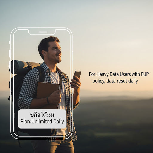 Unlimited eSIM Plans - Data Per Day